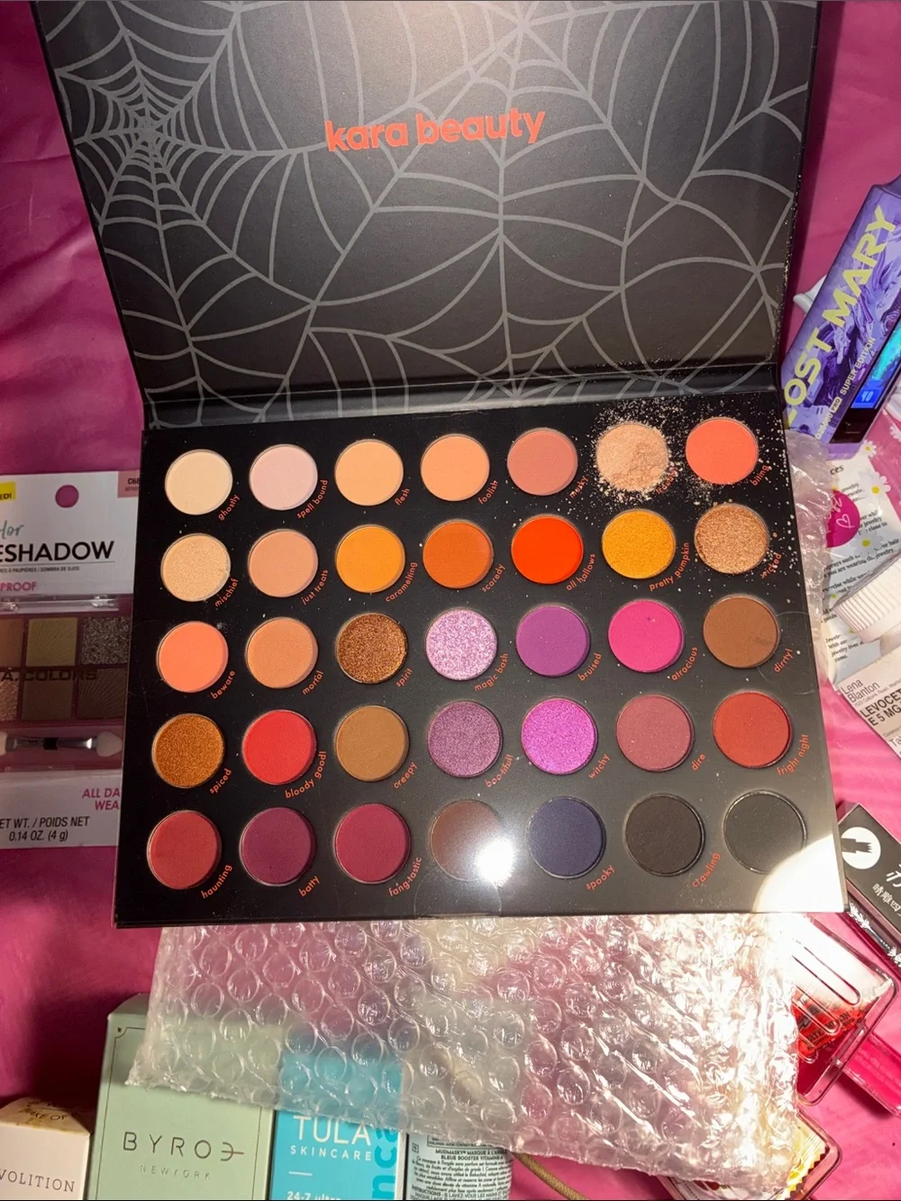 Kara Beauty Women Makeup Eyeshadow Palette - Black - Picture 2 of 3